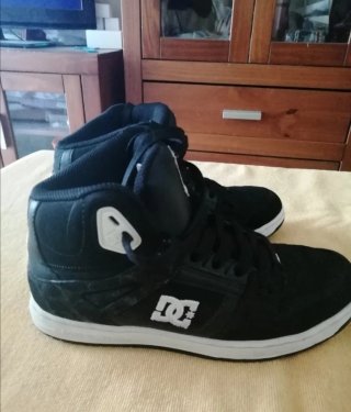 Zapatillas DC Altas unisex Negras y Blancas