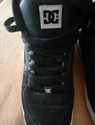 Zapatillas DC Altas unisex Negras y Blancas