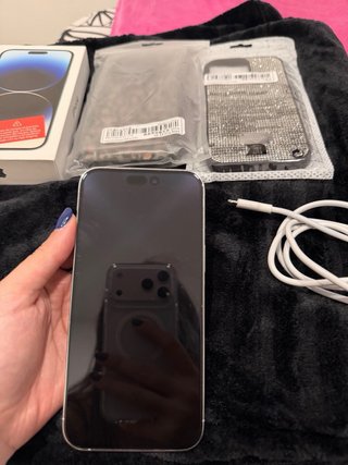 iPhone 14 Pro Max 128GB Plata   Batería 100%
