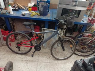 Bicicleta Montaña 17 Roja/Gris