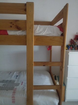 Litera triple madera Lufe