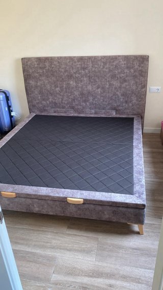 Cama 180x200 Completa: Colchón, Canapé y Cabecero