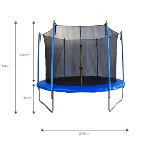 Cama elástica infantil 1,85m diámetro
