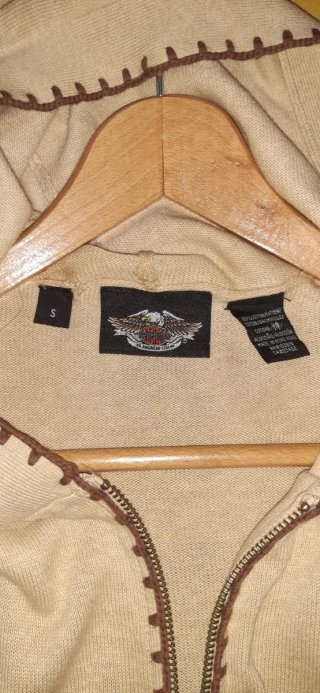 Chaqueta Harley Davidson Mujer Beige