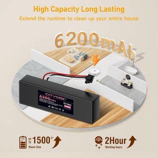 NUEVO! Batería 6200mAh 14.4V Xiaomi Mop T12