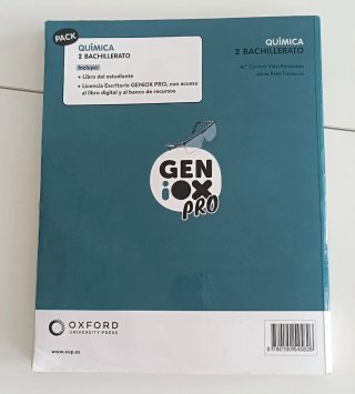 Libro Química 2 Bachillerato Oxford
