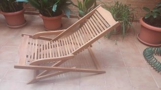 Hamaca de madera Teka