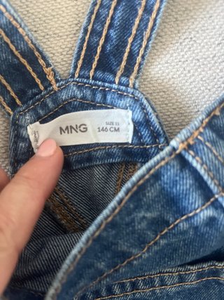 Vestido mono tejano