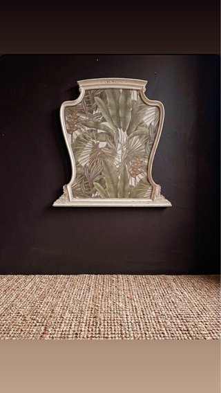 Cuadro decorativo hojas tropicales