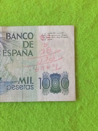 Billete 1000 pesetas España 1979