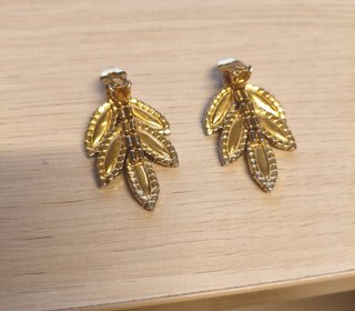 Pendientes Cristal Negro y Swarovski