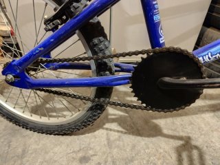 Bicicleta BMX azul