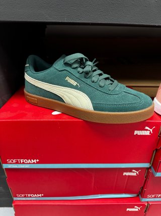 Zapatillas Puma Verde y Beige