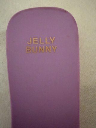 Chanclas Jelly Bunny Morado y Blanco