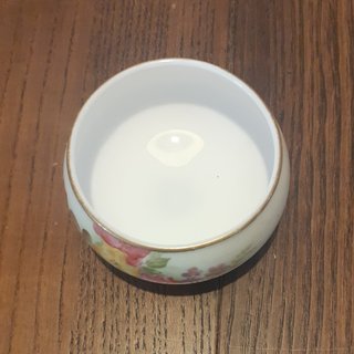 Cajita Royal Worcester porcelana floral, 1915