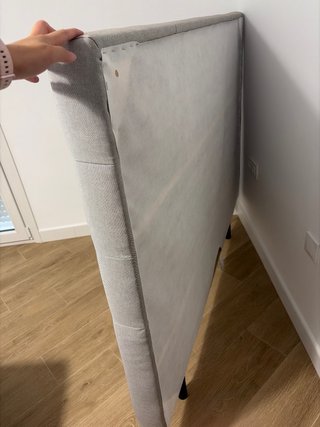 Cabecero Orrsta Cama 160 Tapizado Gris claro