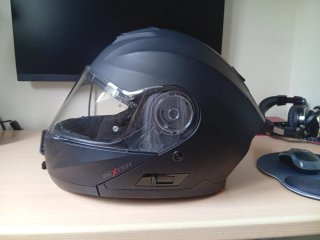 Casco Moto Modular Dexter Negro