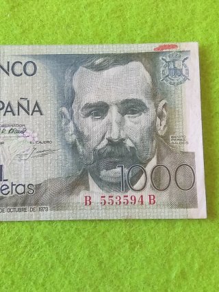 Billete 1000 pesetas Banco de España 1979