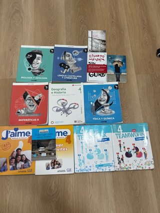 libros Miguel Fernandez 4°eso