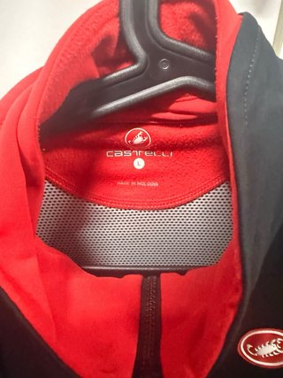Chaqueta Castelli Alpha L Negra Roja