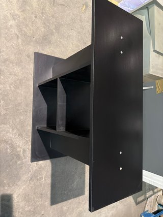 Mesa para acuario negra