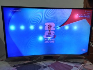 TV Samsung Negra y Azul