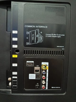 TV Samsung Negra y Azul