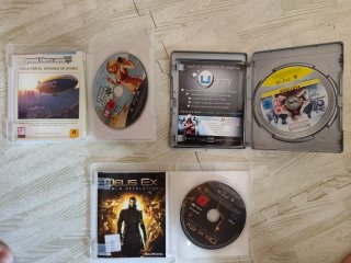 Confezione 3 Giochi PS3: GTA V, Deus Ex, AC Fratellanza