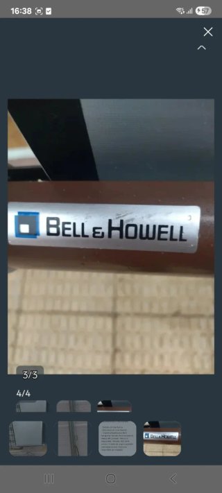 Pantalla de Proyección Belle Howell Trípode