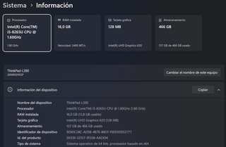 Lenovo ThinkPad L390 i5 16GB 512GB SSD