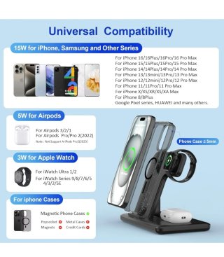 Caricatore Wireless 3 in 1 20W