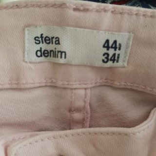 Pantalones vaqueros Sfera rosa claro