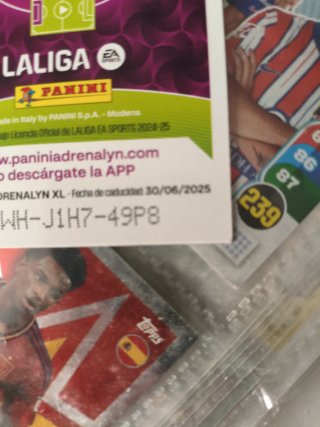 Carta Fútbol Panini Crack Oblak