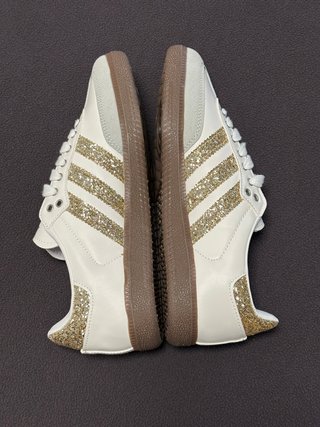 Adidas Samba Dorado Glitter Mujer 39 1/3