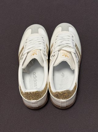 Adidas Samba Dorado Glitter Mujer 39 1/3