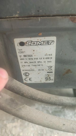 Hidrolimpiadora comet kd500t