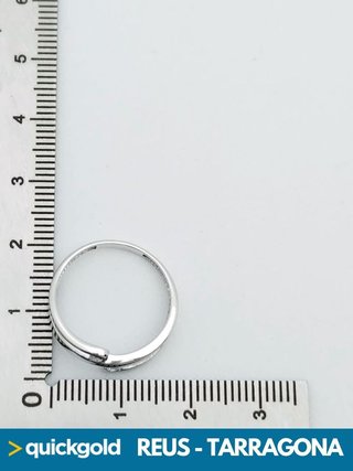 040-583 ANILLO ORO BLANCO 18K T12