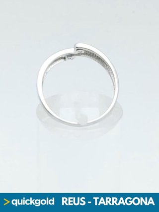 040-583 ANILLO ORO BLANCO 18K T12