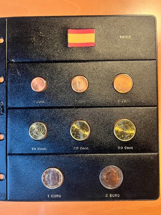 Hoja Pardo Euros 1999 España