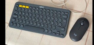 Teclado y Ratón Logitech Bluetooth Negro