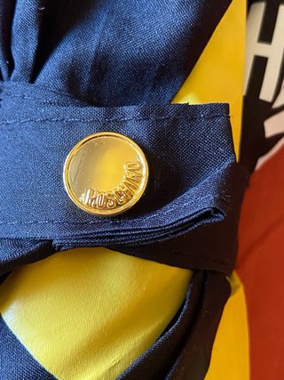 Ombrello Moschino Iconico Smiley Nero Giallo