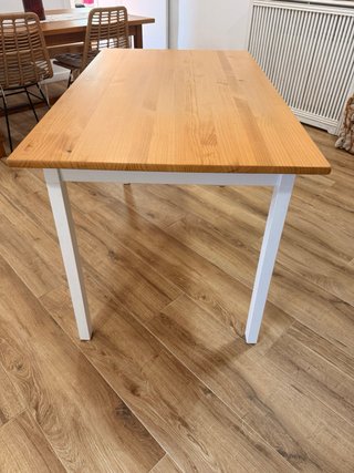 Mesa de comedor madera 125x74x75