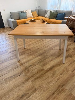 Mesa de comedor madera 125x74x75
