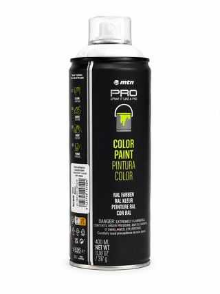 MTN PRO Pintura Spray RAL 9010 Blanca 400ml