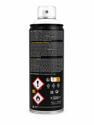 MTN PRO Pintura Spray RAL 9010 Blanca 400ml