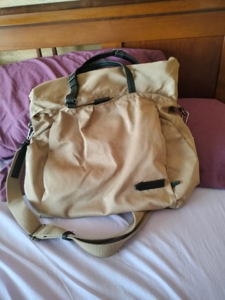 Bolso shopper beige