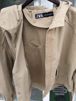 Parka Zara Beige Talla S