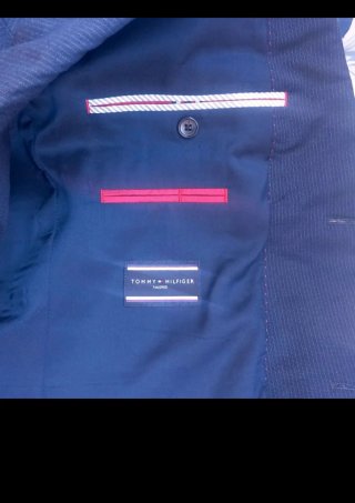 Traje Tommy Hilfiger 3 piezas azul