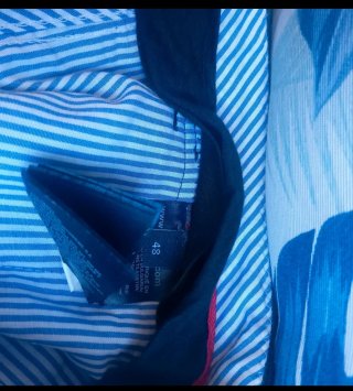 Traje Tommy Hilfiger 3 piezas azul