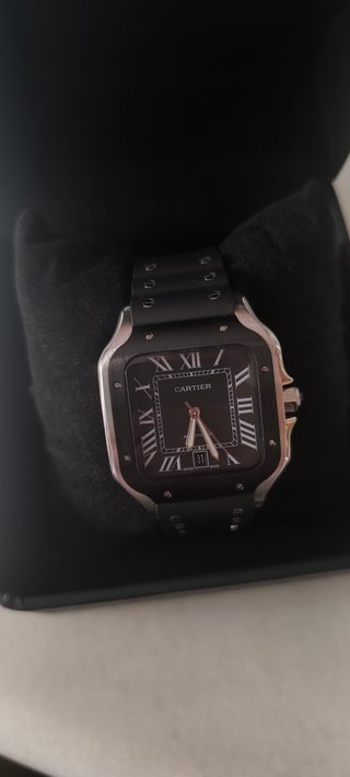 Cartier Santos Sport Negro/Plata